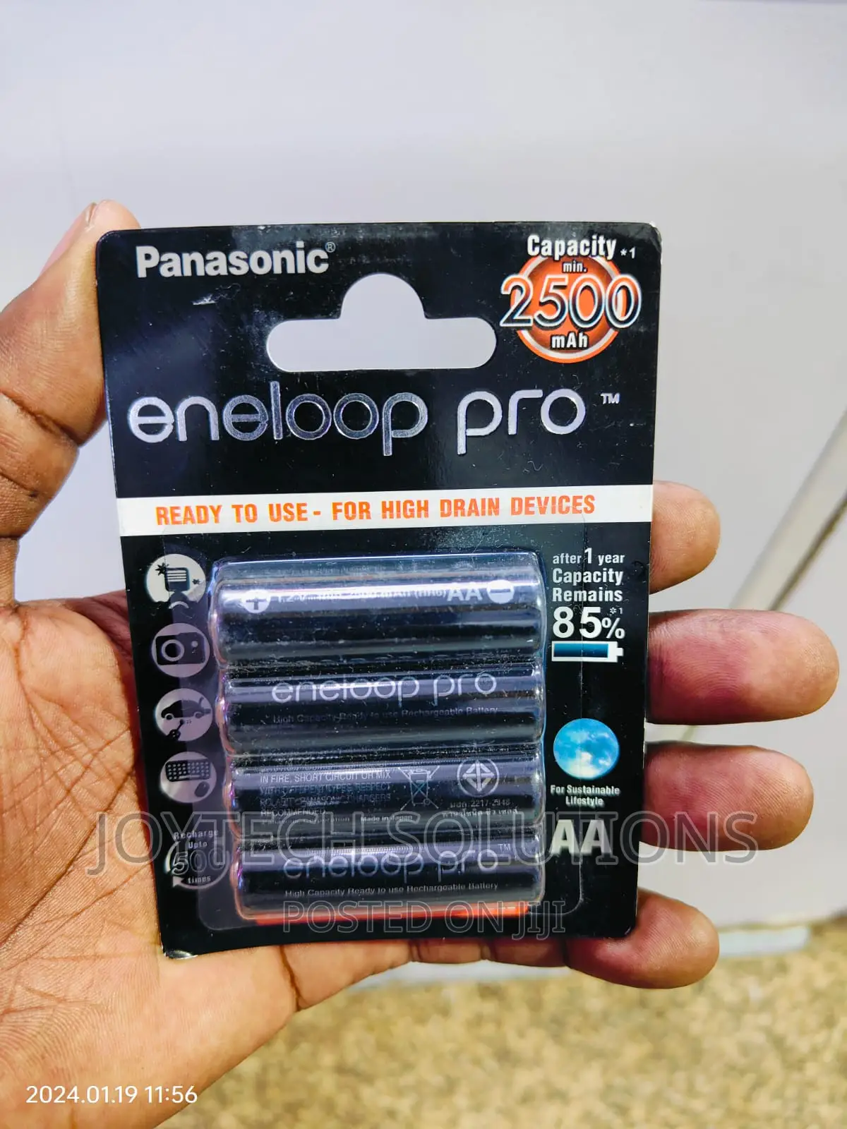 Panasonic Eneloop Pro AA Rechargeable Batteries