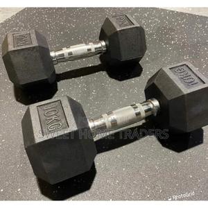 10kg Hexagonal Dumbell - thumbnail 2