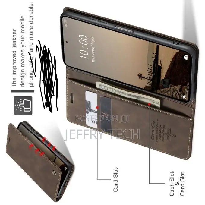 Leather Case for Xiaomi Redmi Note 12 Pro 5G Flip Magnetic