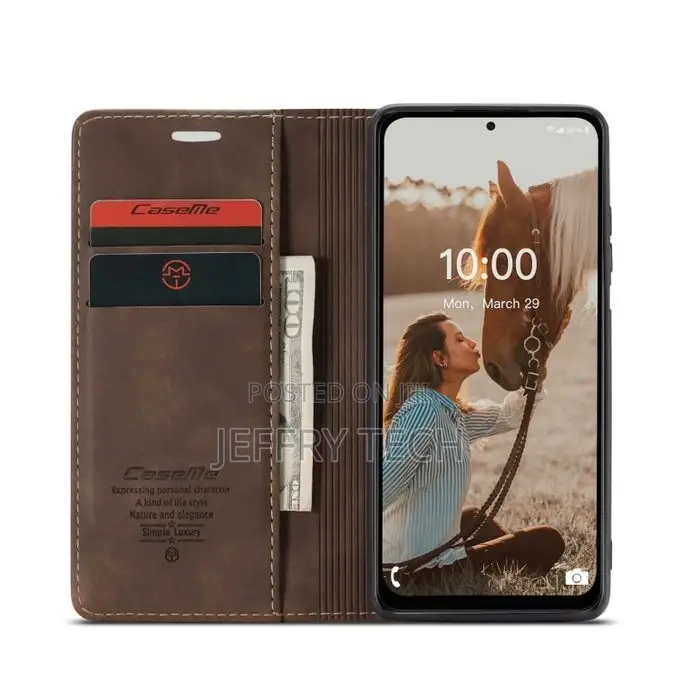 Xiaomi Poco X5 Pro 5G Case, Leather Wallet Flip Shockproof S