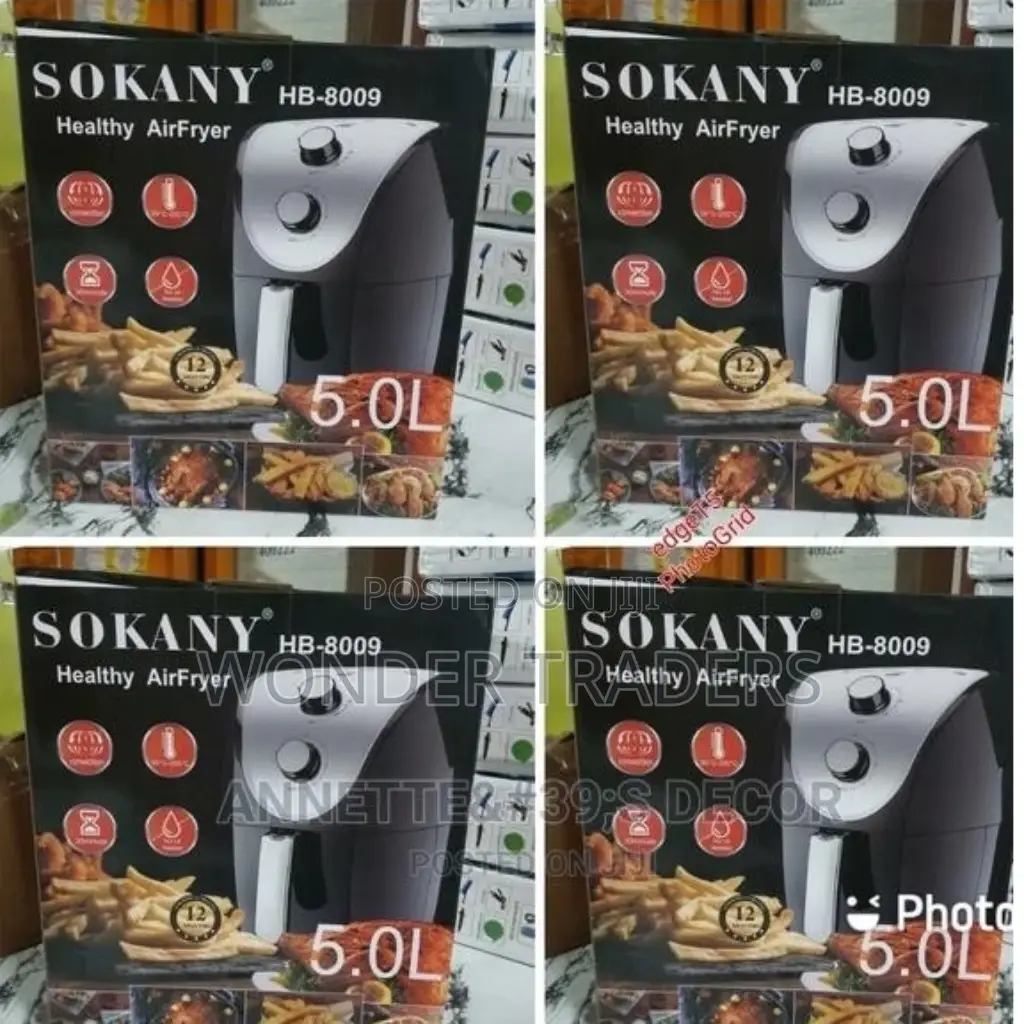 Sokany 5 Litre Air Fryer
