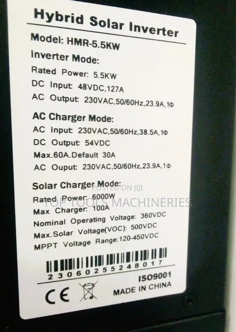 Solarpex 5.5kw 48V Hybrid Inverter