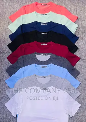 Unisex Classic Plain Cotton T-Shirt