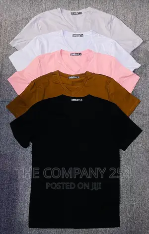 Unisex Classic Plain Cotton T-Shirt