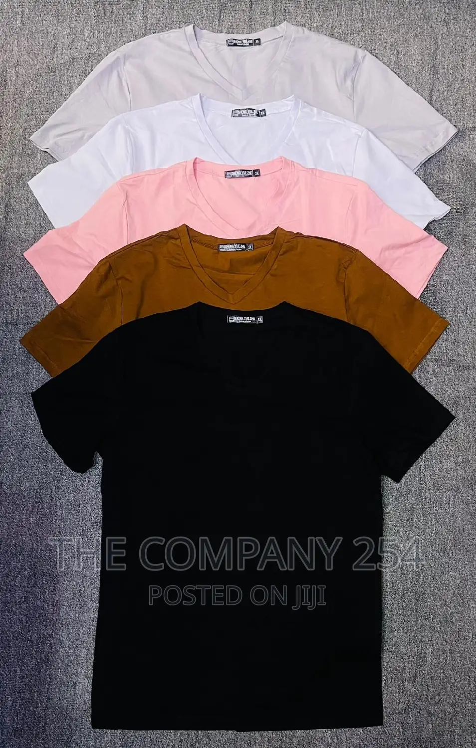 Unisex Classic Plain Cotton T-Shirt