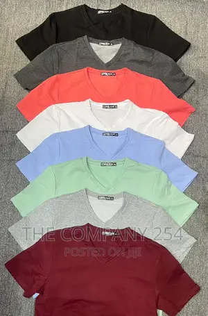 Unisex Classic Plain Cotton T-Shirt