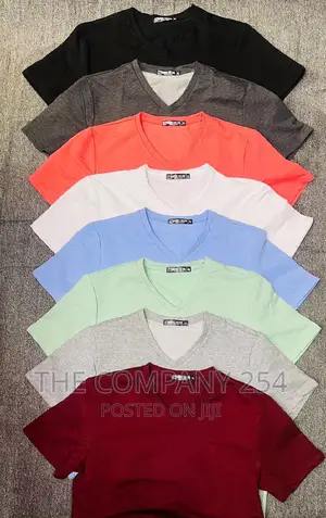 Unisex Classic Plain Cotton T-Shirt