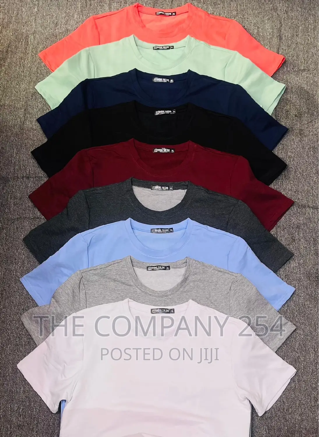 Unisex Classic Plain Cotton T-Shirt
