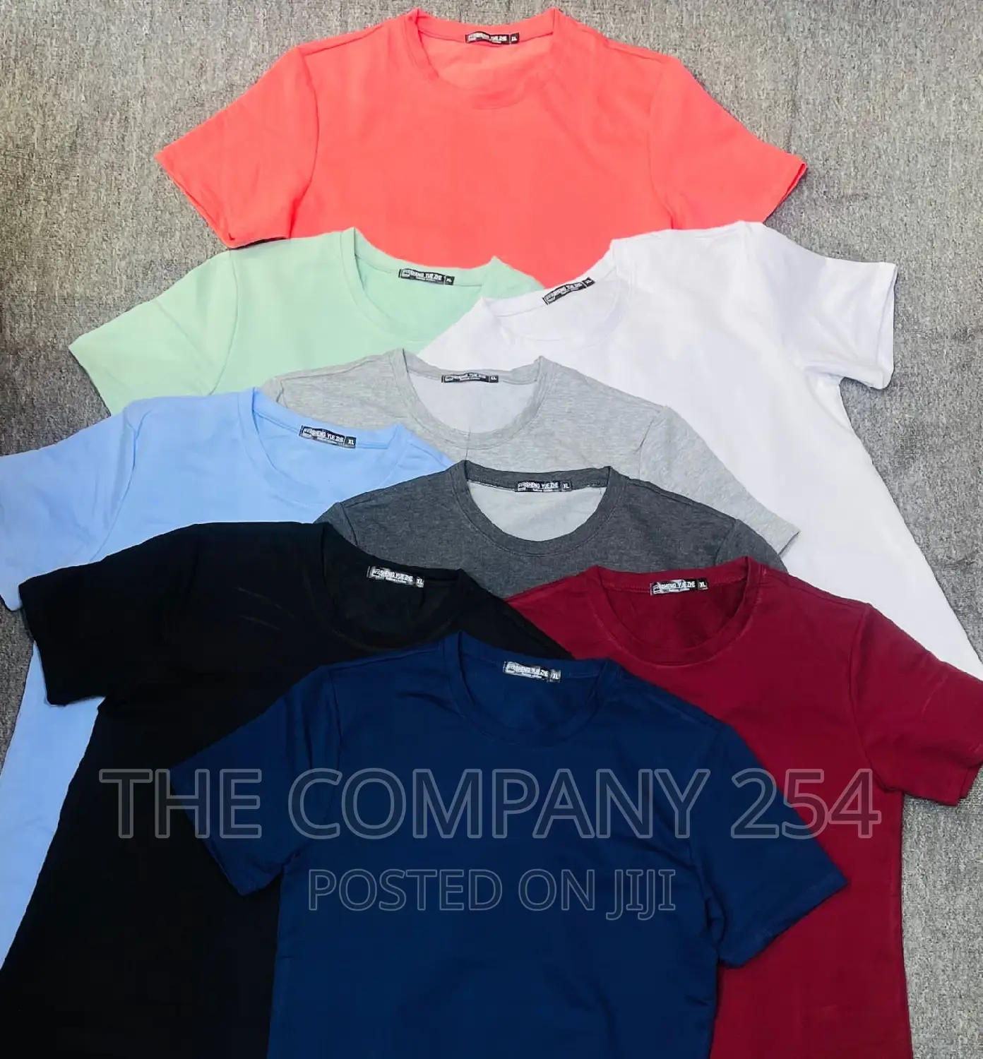 Unisex Classic Plain Cotton T-Shirt