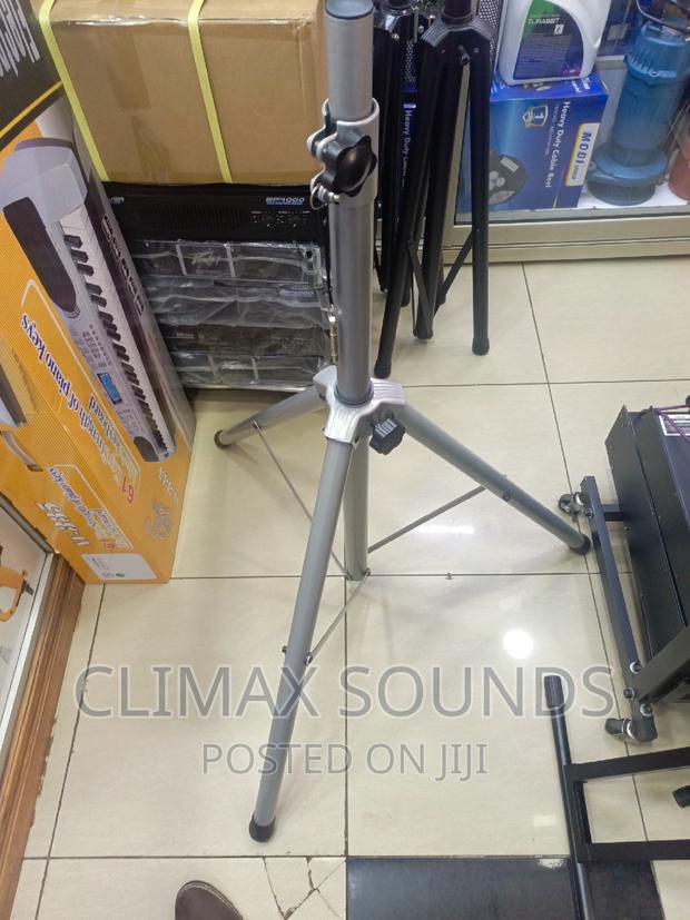 Speaker Stands Silver Heavey Stand , - thumbnail 3