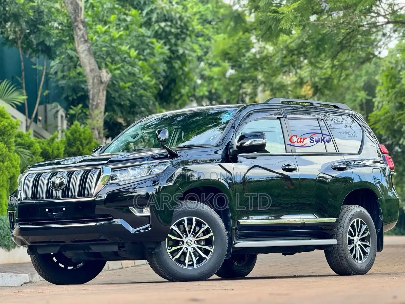 Toyota Land Cruiser Prado 2019 Matt Black