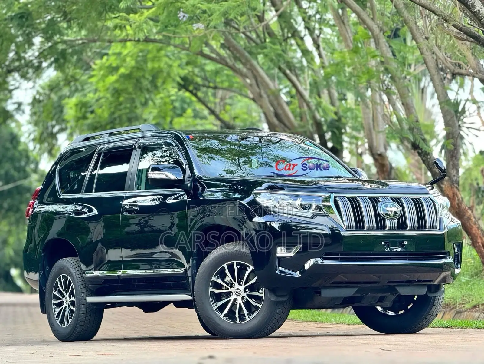 Toyota Land Cruiser Prado 2019 Matt Black