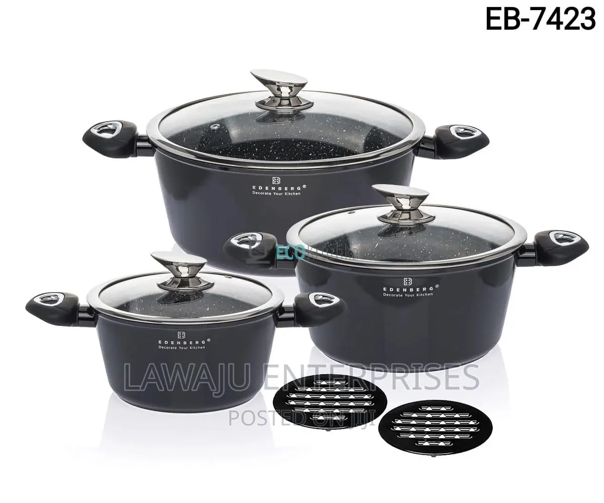 8pc Edenburg Cookware