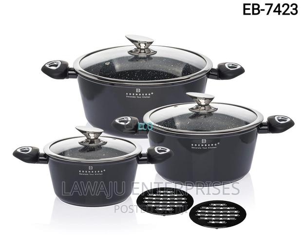 8pc Edenburg Cookware