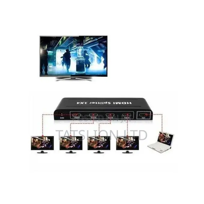 HDMI Splitter - 1 Input, 4 Outputs