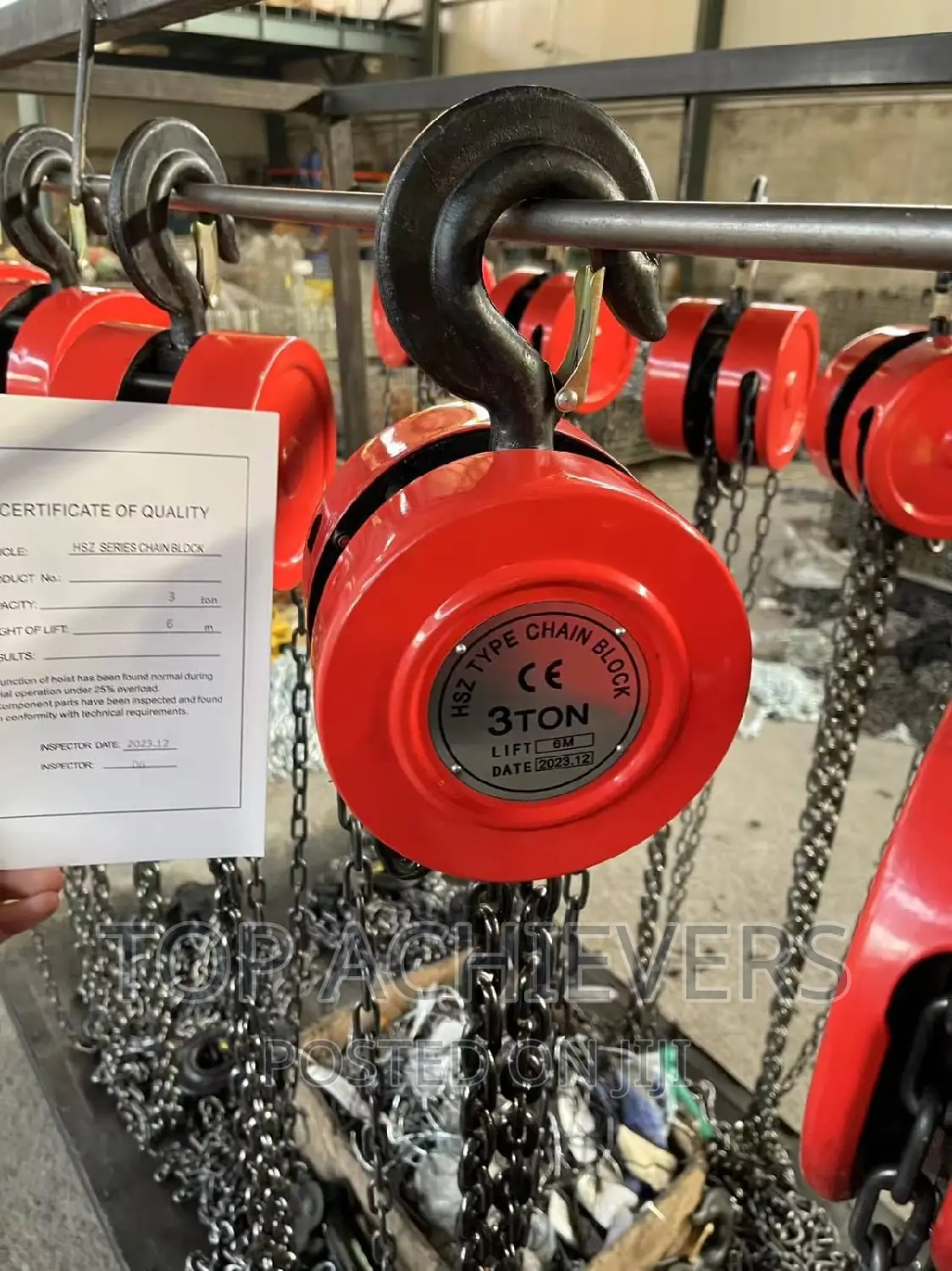 3 Ton Chain Block/Engine Lift/Pulley Block 3metres