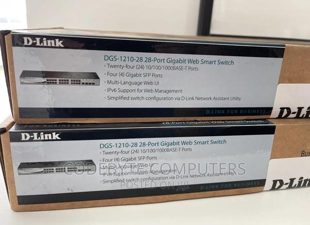 D-Link DGS-1210-28P 28-Port Gigabit Poe Switch