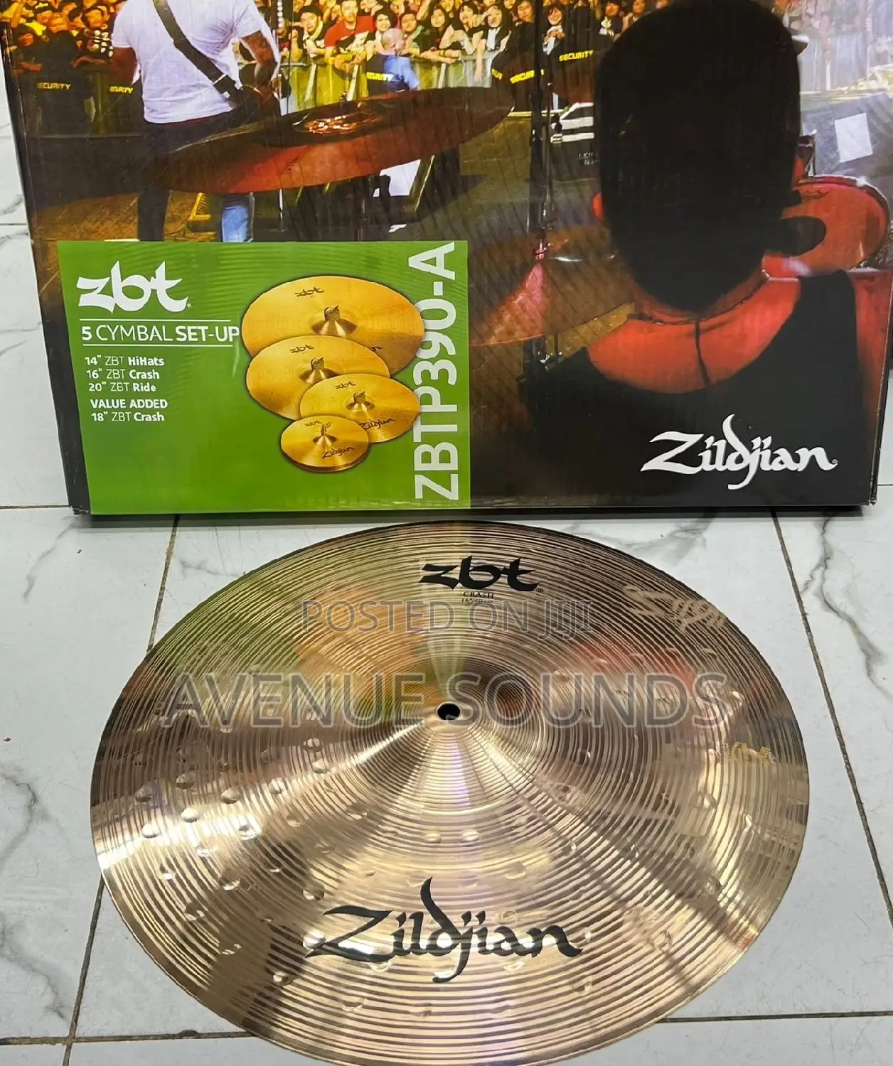 Drumset Crush Zidjian/Paste