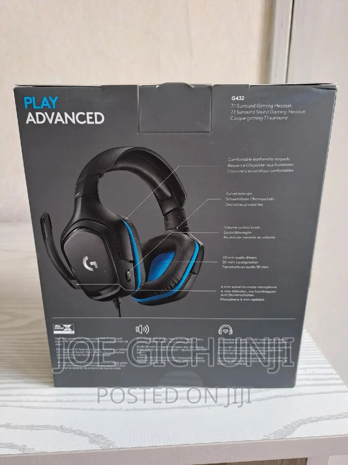 Logitech G432 7.1 Surround Sound Wired Gaming Headset