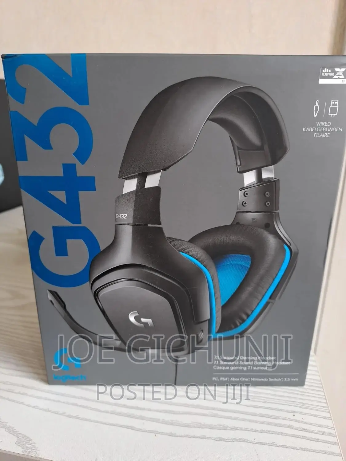 Logitech G432 7.1 Surround Sound Wired Gaming Headset