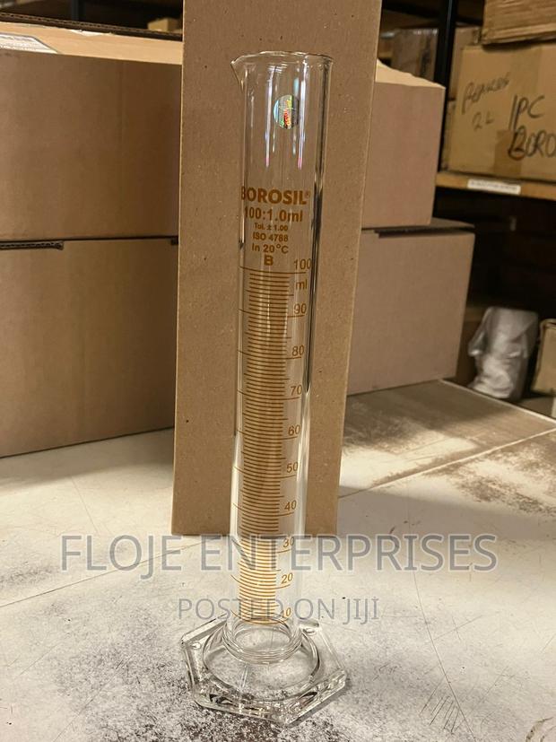 Measuring Cylinder 100ml Borosil - main view