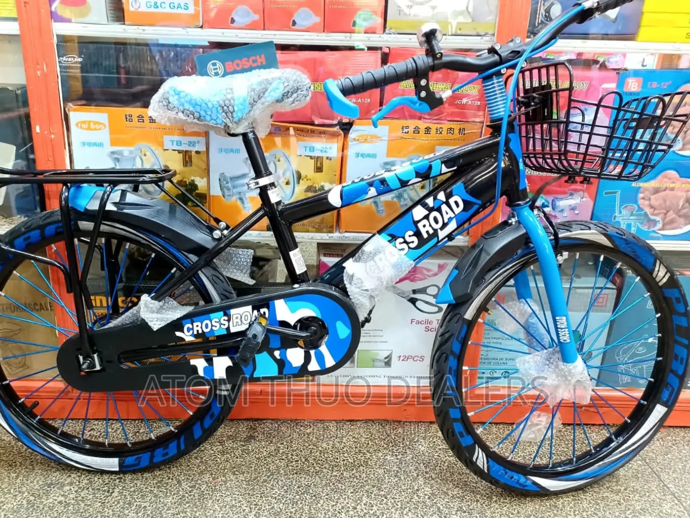 Size 20 Cross Road Blue Bike 