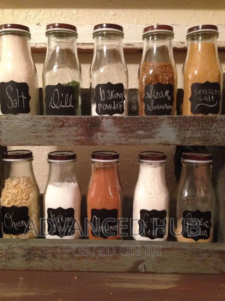 Kitchen Spice Jar Lables