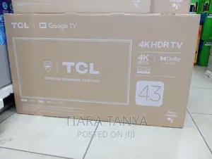 TCL 43p635,43” Smart Uhd With HDR Google Tv Frameless