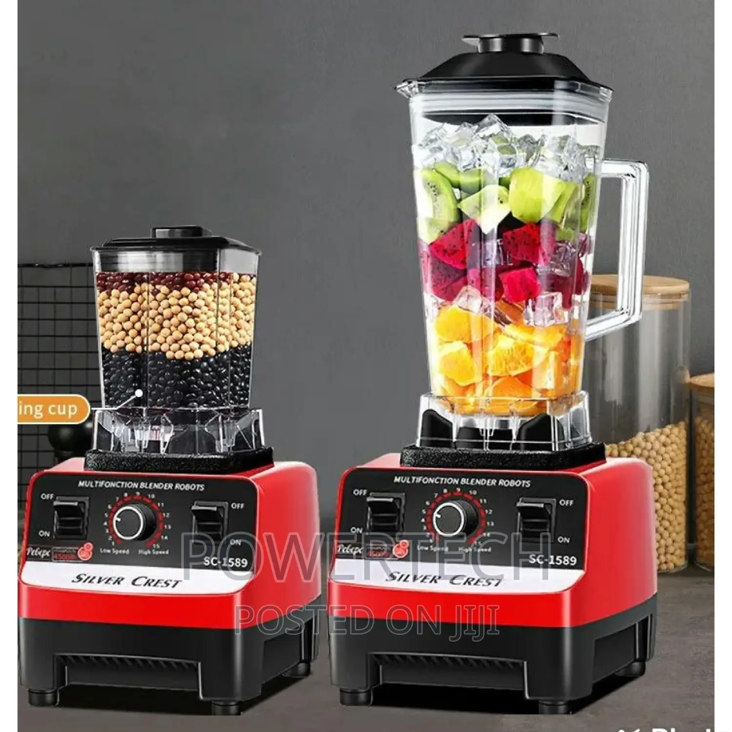 2 in 1 Silver Crest Commercial Blender, Commercial Blender