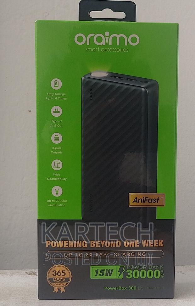 Oraimo 30000mah Powerbox 300 Lit OPB-1301 - thumbnail 2