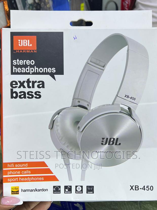 JBL Wired White Headphones. - main view