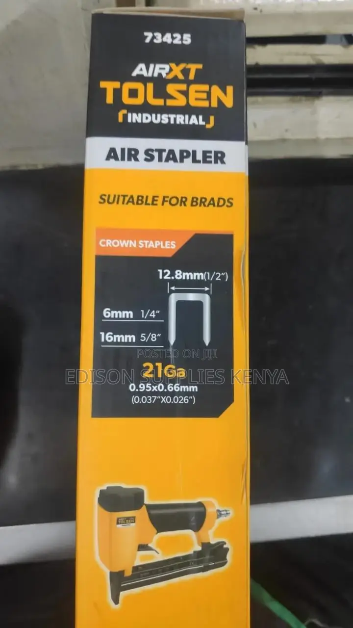 Tolsen Air Stapler 73425 Brad Nailer Air Staple Gun Ga21