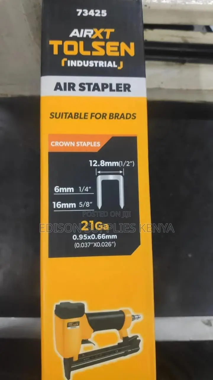 Tolsen Air Stapler 73425 Brad Nailer Air Staple Gun Ga21