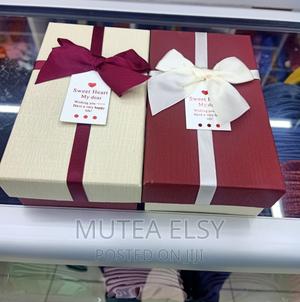 Black Maroon Gift Boxes - main view