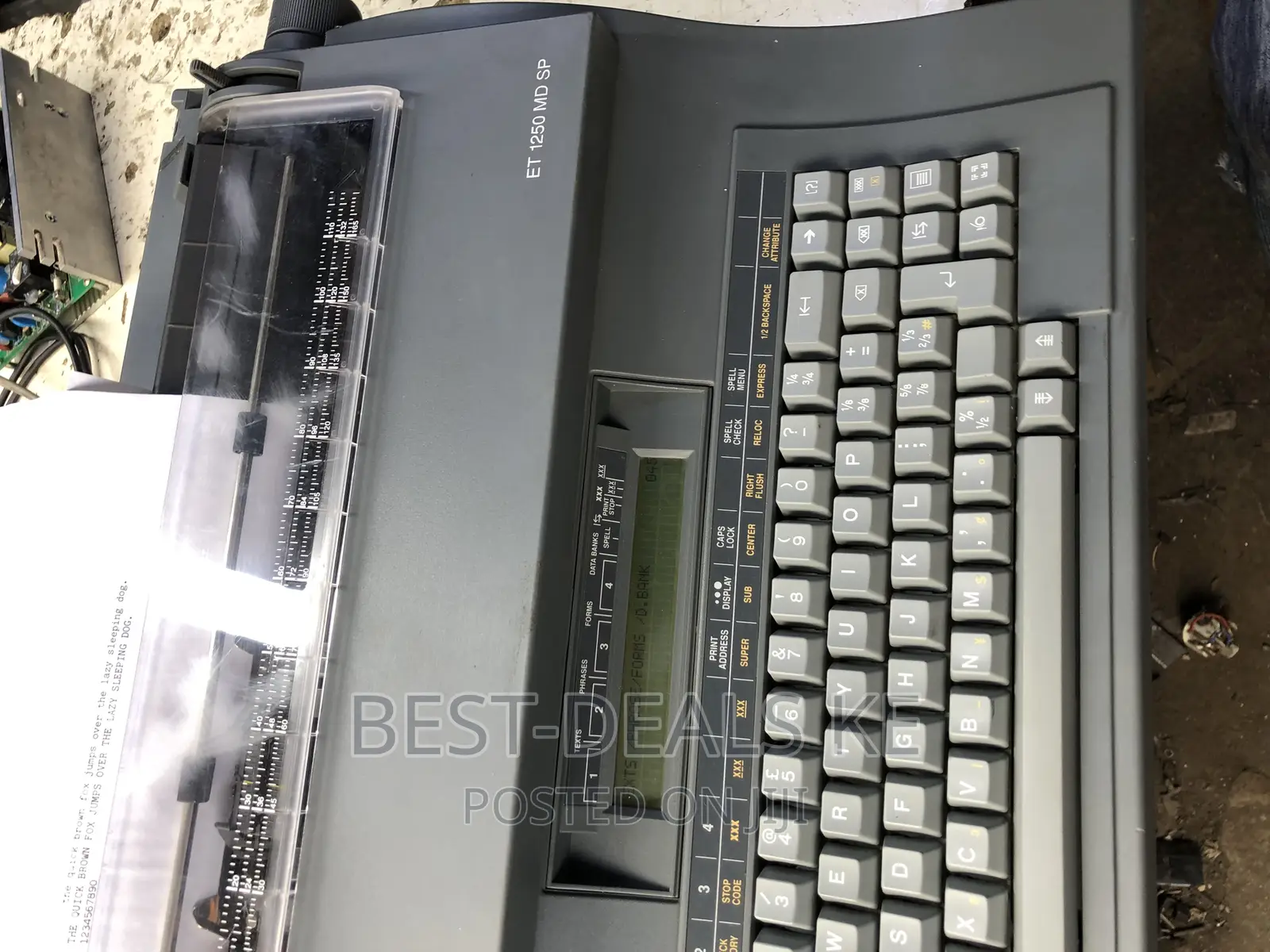 ETG1250 MDSP Type Writer
