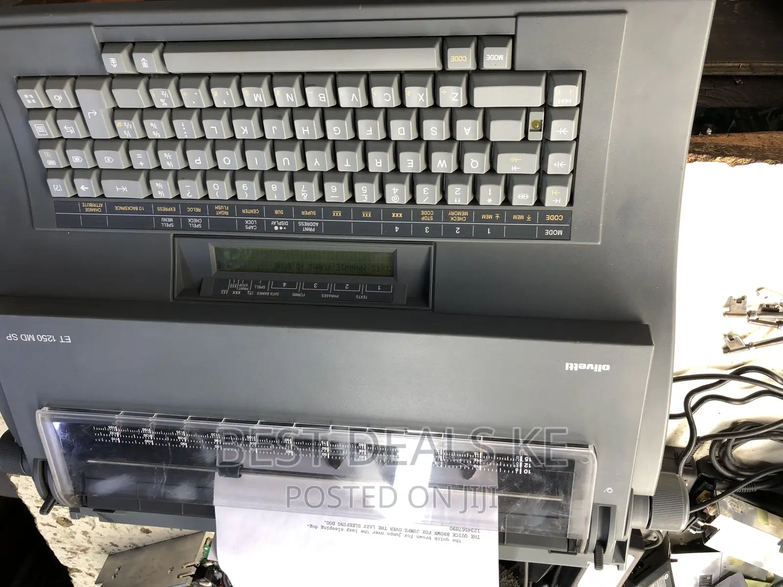 ETG1250 MDSP Type Writer