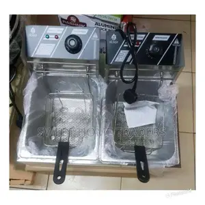 6l+6l Double Deep Fryer Stainless Steel