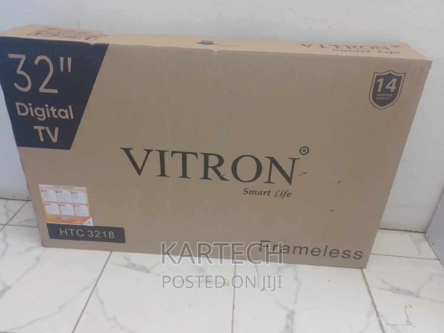 Vitron 32" Frameless Tv 3218- Digital