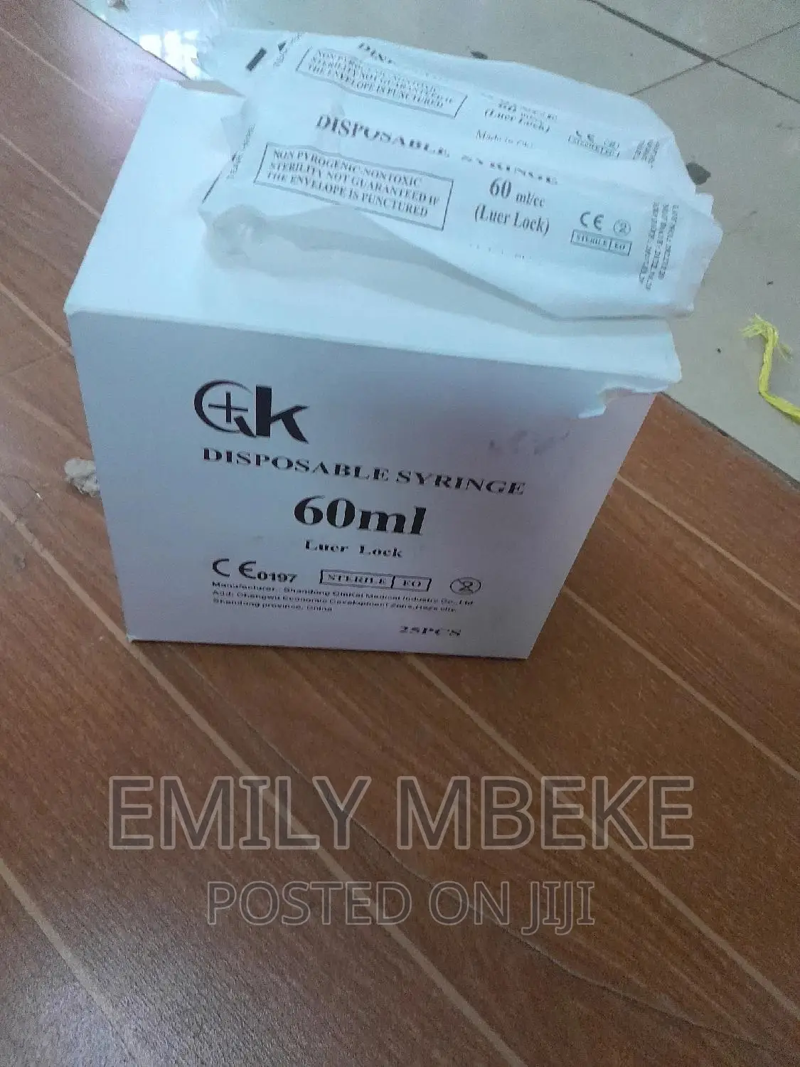 60cc Luer Lock Disposable Syringe in Nairobi Central Medical Supplies