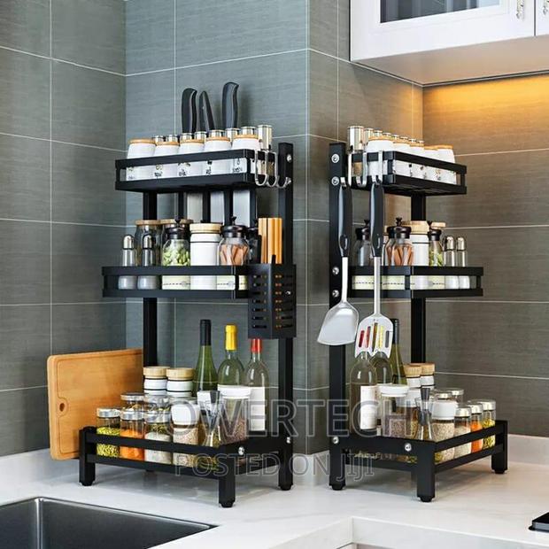 3 Tier Multi Functional Spice Storage Rack. - main view
