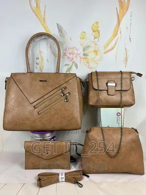 4 in 1 Quality Leather Handbag