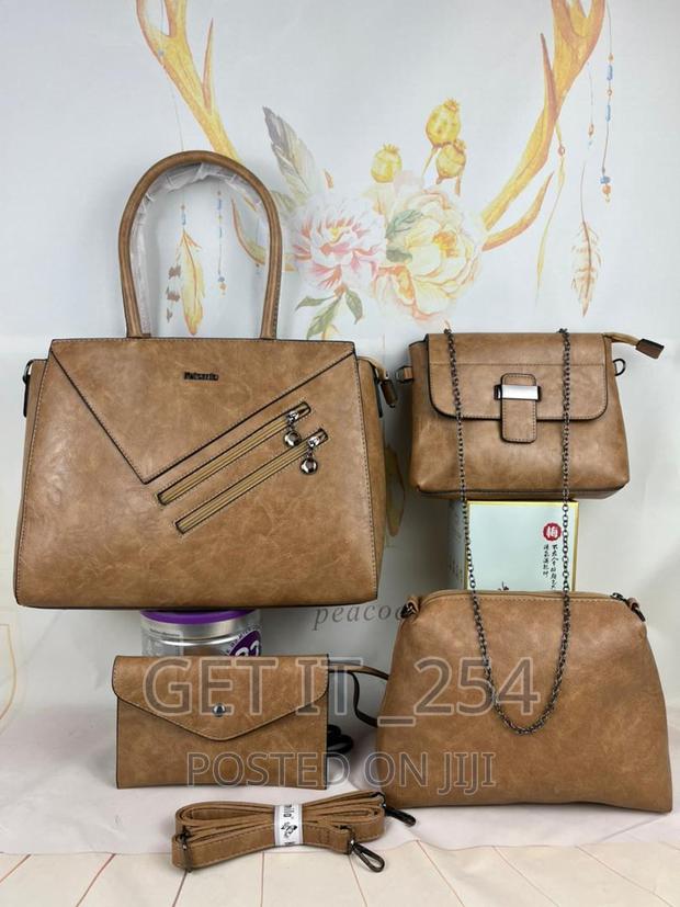 4 in 1 Quality Leather Handbag - thumbnail 4