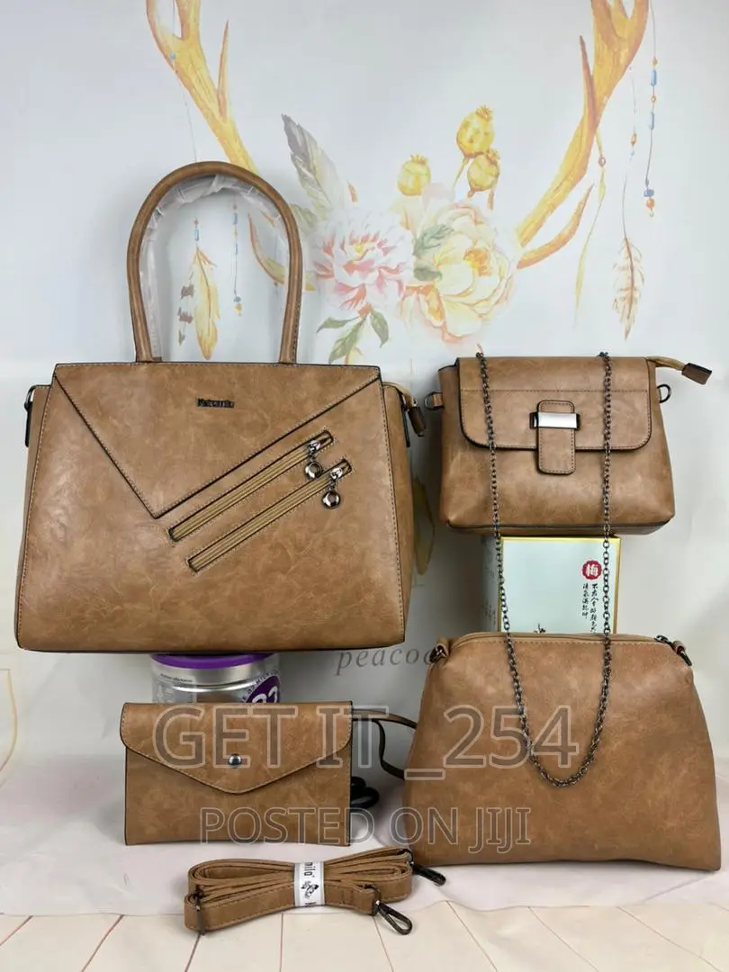 4 in 1 Quality Leather Handbag