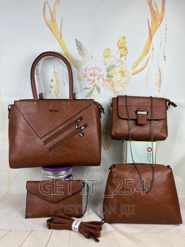 4 in 1 Quality Leather Handbag - thumbnail 5