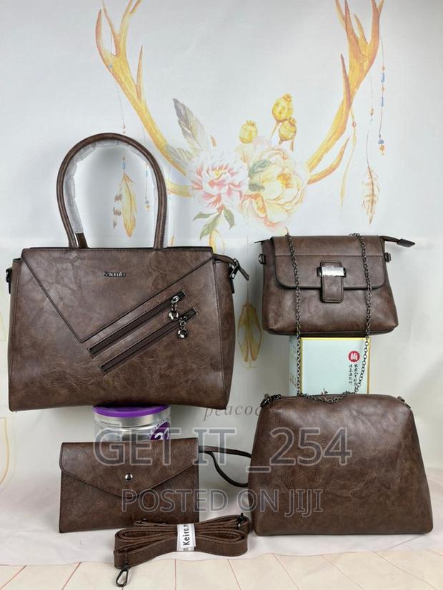 4 in 1 Quality Leather Handbag - thumbnail 6