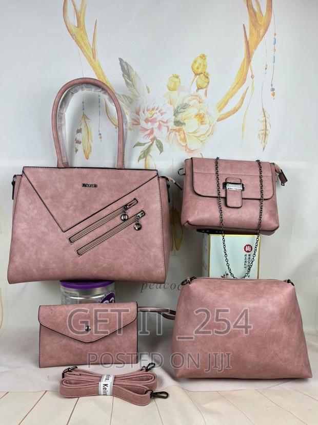 4 in 1 Quality Leather Handbag - thumbnail 8