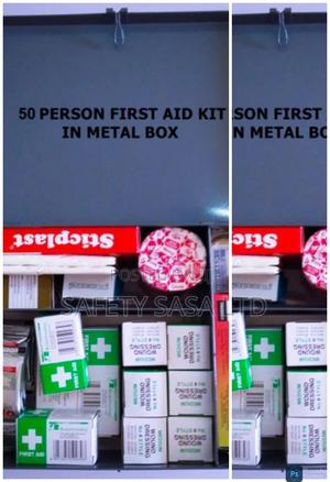 50 Person Metallic Box First Aid Kit