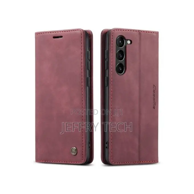 Genuine Leather Case Flip Cover for Samsung Galaxy S23 Plus