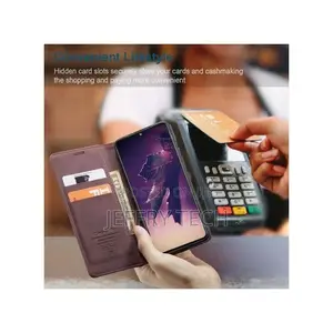 Samsung S22 Ultra Leather Case Wallet Card Flip Cover