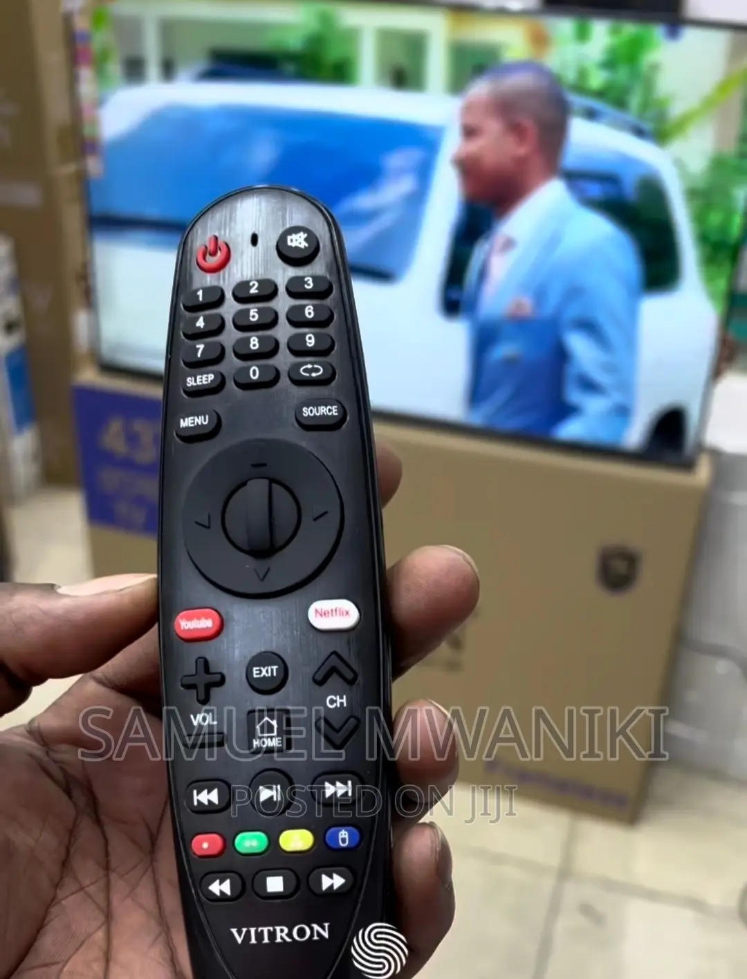 Vitron 43" FHD 1080 Frameless Smart Android Tv Netflix
